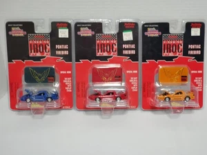 RACING CHAMPIONS MINT PONTIAC FIREBIRD IROC SERIES TRUE VALUE X3 RED ORANGE BLUE - Picture 1 of 11