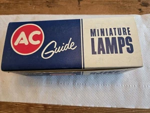 Vintage AC Guide Lamps Bulbs NOS Original Box L1195  - Picture 1 of 4