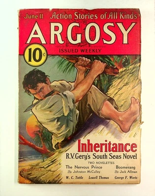 Argosy Part 4: Argosy Weekly Jun 11 1932 Vol. 230 #3 VG+ 4.5 - Image 1 of 3