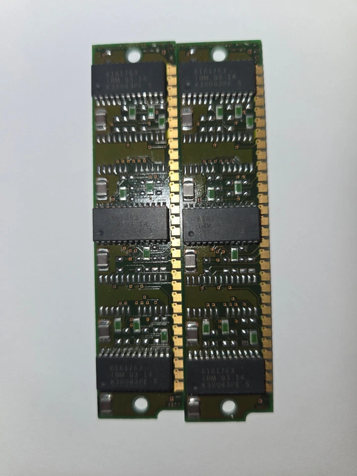 IBM 93 14 6161763 RAM 30 pin SIMM MEMORY MODULE 30-PIN, Untested - Image 1 of 2