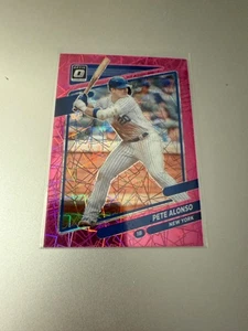 2021 Panini Donruss Optic - Pete Alonso #183 Pink Velocity Prizm /249 - Bild 1 von 2