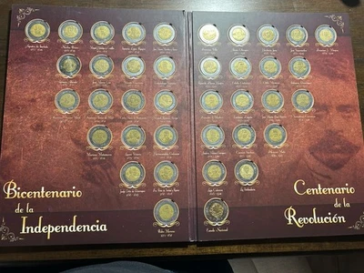 Álbum  Lleno Monedas 5 Pesos  De La Revolución Y  De La independencia  - Image 1 of 4
