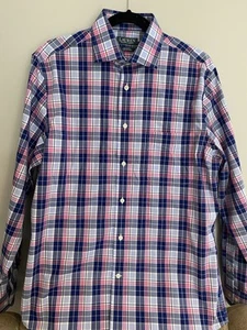 Ralph Lauren bunt kariertes Button Down Hemd - grünes Etikett - Größe 15,5 Arm 34/35 - Bild 1 von 8