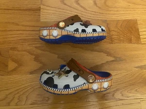 NEW Toy Story X Crocs Classic Clog TD Woody 209470-4GX Toddler Size 10c - Picture 1 of 7
