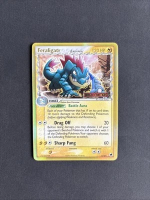 Pokémon TCG Feraligatr Delta Species EX Dragon Frontiers 2/101 Reverse Holo - Image 1 of 4