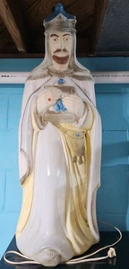 Vintage 2 of 3 Wisemen Three Kings Blow Mold Christmas Nativity Carolina Plastic - Picture 1 of 24