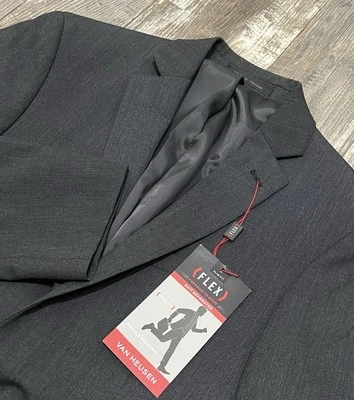 NEW Van Heusen Men's 36R Charcoal Flex Slim Fit Sport Coat/Blazer $220 - Image 1 of 4