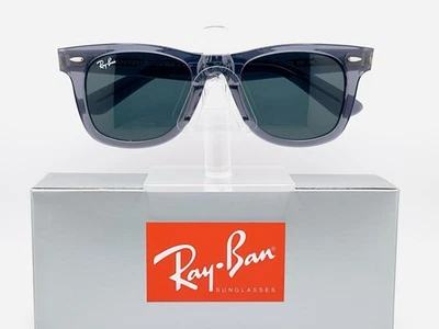 Gafas de sol Ray-Ban RB2140 Wayfarer originales 50 mm - marco transparente/lente gris Foto 1 de 4