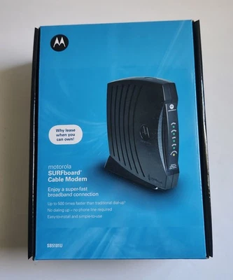 Motorola SURFboard Cable Modem SB5101U (567005-005-00) 38.91 Mbps - Image 1 of 4