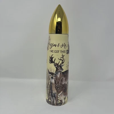 Botella de agua con forma de vaso bala regalo día del padre 17 OZ tú y yo tenemos esto Foto 1 de 4