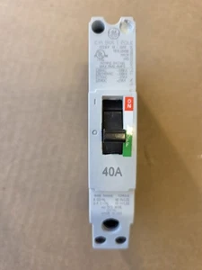 GE TEYL1040B 1pole 40amp 480v circuit breaker type TEY - Picture 1 of 3