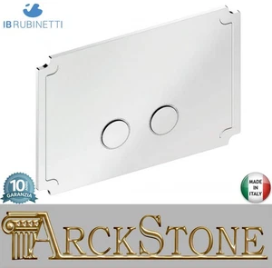 IB Rubinetti BYE BYE Placca Cassetta WC "HERMES - BIRKIN" Doppio Volume D'Acqua - Picture 1 of 3