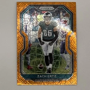 Zach Ertz 2020 Panini Prizm #170 Orange Lazer Prizm - Picture 1 of 2
