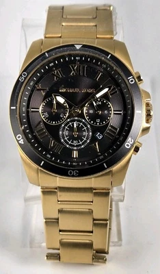 CRONÓGRAFO HOMBRE MICHAEL KORS ACERO INOXIDABLE RESISTENTE AL AGUA 5ATM TONO DORADO Foto 1 de 4