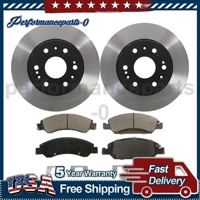Front Disc Brake Pad Set Disc Brake Rotor for Chevrolet Express 1500 2009-2014 - Image 1 of 4