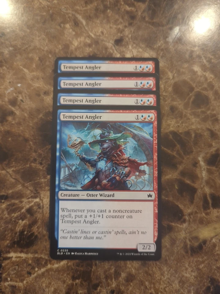 (4) Tempest Angler *PLAYSET* Bloomburrow Regular NM MTG - Image 1 of 1