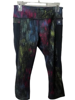 Nicole Miller New York Active Multicolored Capri Leggings Size S - Image 1 of 4