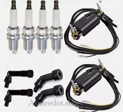 2x Bobinas de encendido + bujía para Honda CB350F CB400F CB550F CB500 CB500F Foto 1 de 4
