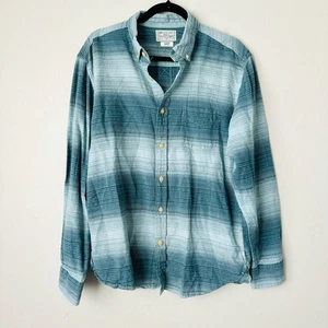 Lucky Brand Cloud kariertes Boyfriend Hemd türkis kariert Damen Large - Bild 1 von 9