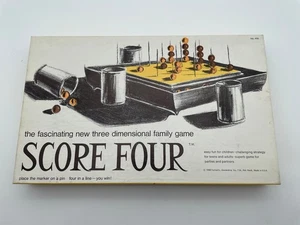 Juego Score Four 1968 de Lakeside nr completo excelente estado estrategia familiar - Imagen 1 de 7