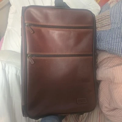 Clairechase Suitcase with Lock , and handle  Travel Luggage Genuine Leather YKK - Image 1 of 4