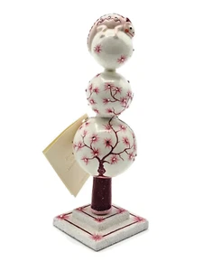 Patricia Breen Mini Camaleonte Finale Bordeaux Rosso Primavera Albero di Natale Ornamento - Foto 1 di 7