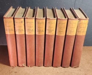 THE NOVELS OF JANE AUSTEN - Set of 8 Antique 1906 Hardcover Books, Pride & More! - Picture 1 of 23