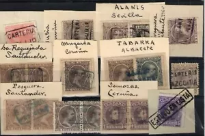 España nº 210, 219 y 245/46. Años 1882/1905. Ref 0461 - Imagen 1 de 1