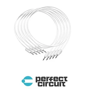 Cable de conexión apilable blanco Tiptop (paquete de 5) 90CM EURORACK NUEVO CIRCUITO PERFECTO - Imagen 1 de 2