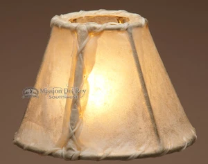 Southwestern Rawhide Chandelier Lamp Shade 6" - Picture 1 of 1