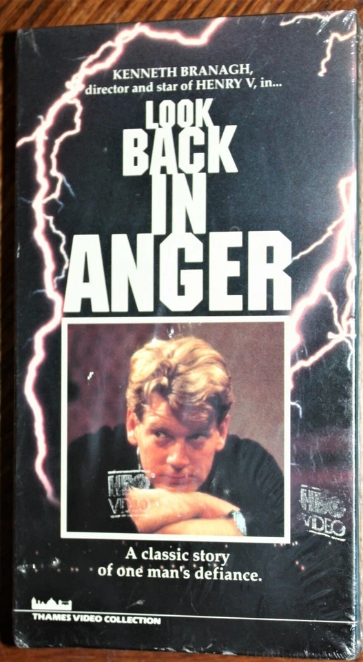 LOOK BACK IN ANGER (vhs) Kenneth Branagh, Emma Thompson. NEW. Rare. John Osborne Foto 1 de 1