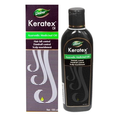 El aceite capilar Dabur Keratex reduce la caída del cabello, la caspa, fortal... - Imagen 1 de 4