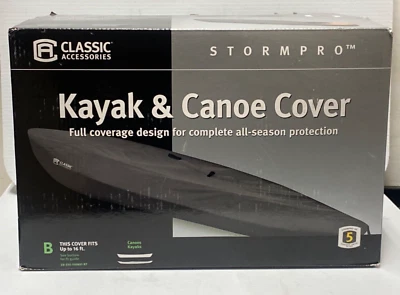 BRAND NEW Classic Accessories StormPro Kayak & Canoe Cover Fits Up To 16 Ft. - B - Image 1 of 4