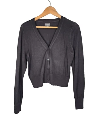 Suéter Cárdigan Bold Elements Botón Frontal en Negro Talla XL Foto 1 de 4