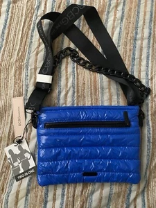Blue BCBGENERATION Quilted Puffer Crossbody Shoulder Bag Two In One NWT - Picture 1 of 3