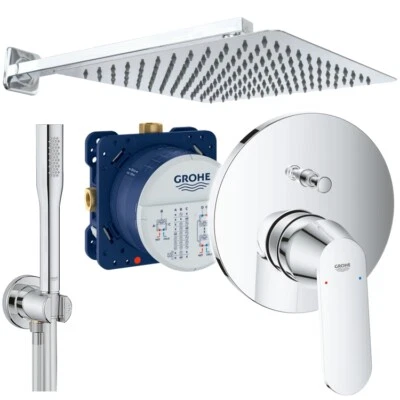 Grohe Eurosmart Cosmopolitan Unterputz Duscharmatur Kopfbrause 300x300 mm UP Set - Bild 1 von 4