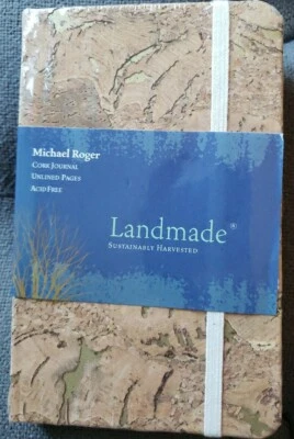 Michael Roger Landmade Cork Journal Unlined Pages 3.5"x5.5" - Image 1 of 2