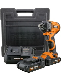 Freeman P12IW 20 Volt Cordless & Brushless 1/2" Impact Wrench Kit with Batteries - Picture 1 of 3
