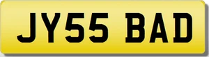 JY JYS BADBOY privates geschätztes Kennzeichen - Bild 1 von 1