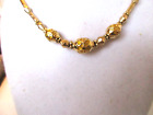 MMA METROPOLITAN MUSEUM 36" BYZATINE  22 KT GOLD PLATED NECKLACE