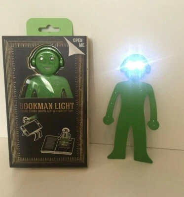 GREEN BOOKMAN LIGHT Battery Operated Home LED Light  - Image 1 of 4