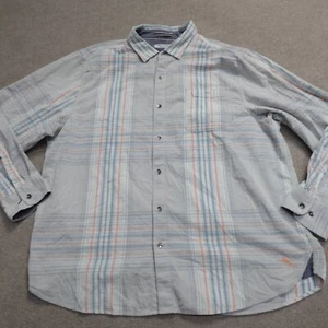 Tommy Bahama Shirt 2XL Blue Striped Coastline Cord Corduroy - Picture 1 of 10