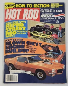 PV) Hot Rod Magazine October 1977 Volume 30 Issue 10 Chevrolet Ford Dodge Mopar - Foto 1 di 16