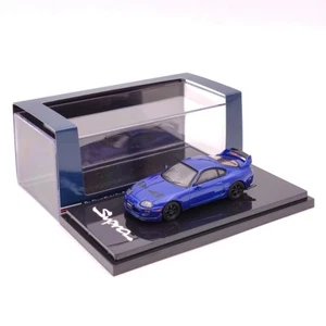 Hobby Japan 1/64 TOYOTA SUPRA A80 J.D.M Style HJ641042CBL Diecast Model Blue