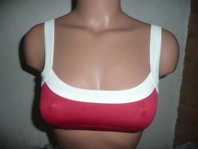 NUEVO UO Urban Outfitters Out From Under Riptide Bralette Bloques de Color Sin Costuras XS/S Foto 1 de 4