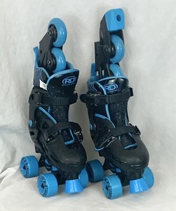 Roller Derby Skates With Blades That Convert Blue And Black Nice Condition 12-2 - Picture 1 of 8