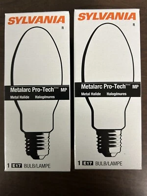 Lote de 2 bombillas de halogenuros metálicos Sylvania - 64417 - base MP100/U/MED E17 Foto 1 de 4