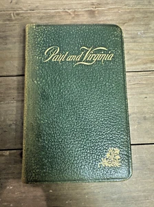 Paul and Virginia - Bernardin de St. Pierre/W.B. Conkey Co/Vtg/Leather/Gold Leaf - Picture 1 of 12