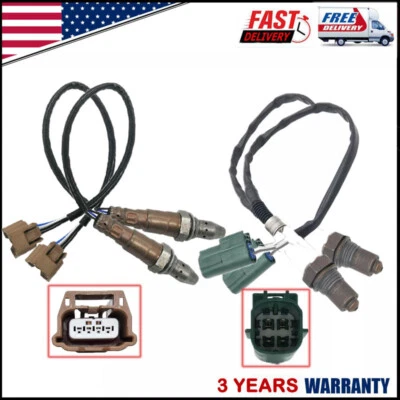 Juego de 4 sensores de oxígeno aguas arriba + aguas abajo para Nissan Armada 5,6 L V8 2014 2015 Foto 1 de 4
