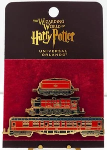 Harry Potter Universal Studios (Red) Hogwarts Express Train Pin Set - Free Ship - Picture 1 of 5
